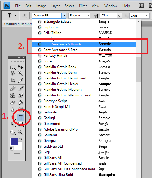 download font awesome for photoshop